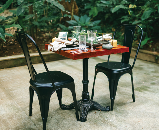 The Tamara Coorg Outdoor dining