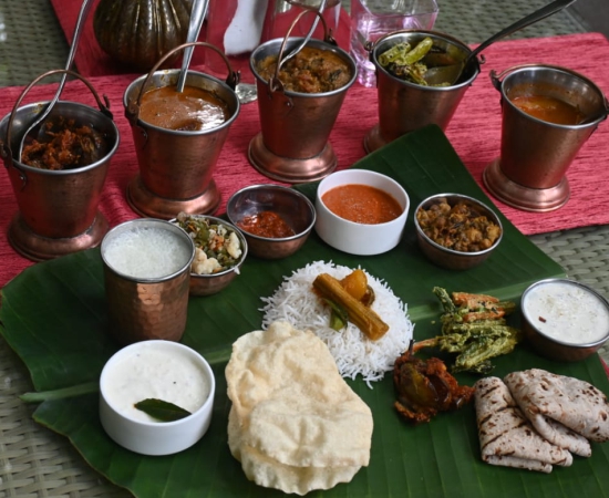 Served Kodava meal at The Tamara Coorg